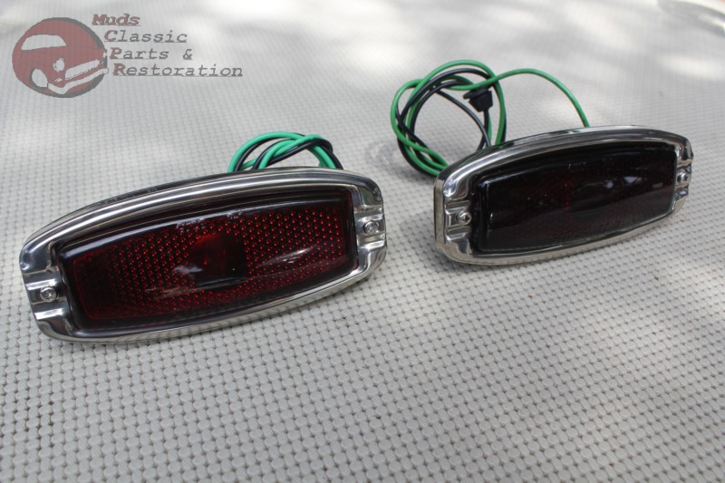 １９４８シボレーフリートライン内外モールパーツアクセサリーFLEETLINE1式 1941-1948 Chevy Fleetline Rear Tail Light Assembly Set Guide Style